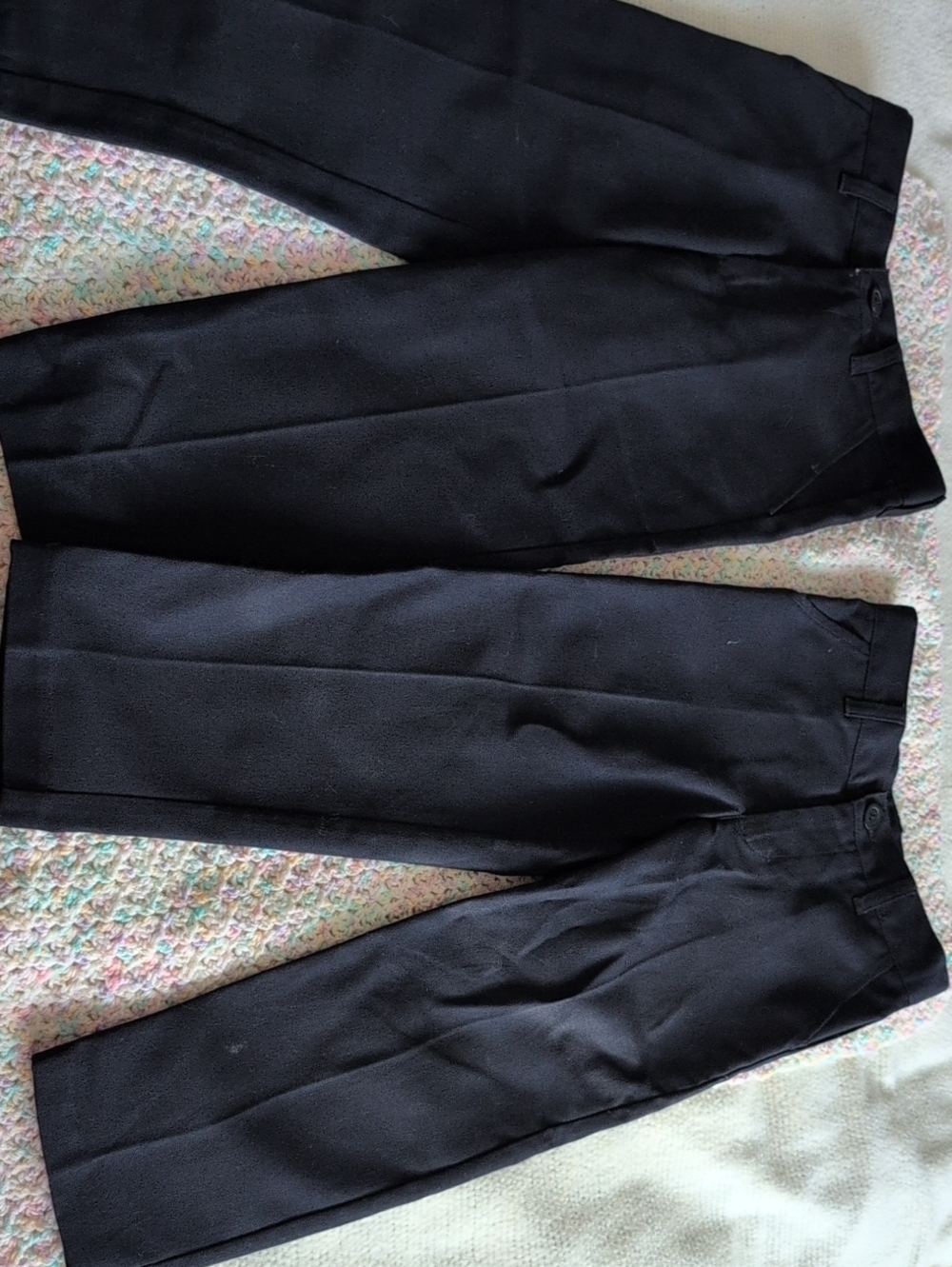 Kids Navy Formal Dress Pants - Classic School Trouers